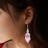 10 Pairs Double Sided Diamond Painting Earrings Gift for Women Girls (Style 2)