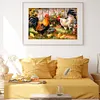 Chicken - 11CT Stamped Cross Stitch - 50*40cm - Animal