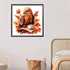 Autumn Animal Cup-Paint by Numbers Acrylic Painting 40*40CM(Watercolor)