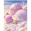 Beach starfish and shells-Full Round Diamond Painting 30*40CM