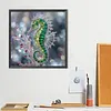 Diamond Painting -DIY Round Drill Emerald Seahorse(40x40cm)