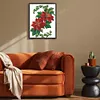 Xmas Flower - 9CT Partial Beaded Cross Stitch Kit(39x39cm)