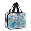 DIY Diamond Art Rhinestone Makeup Bag Crystal Transparent PVC Storage Pack Kit