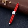 Fidget Gyro LED Light Luminous Pen Decompression Pen Metal Pen Multifunctional Student Ballpoint Pen Anti-Stress Anxiety Gift Pen