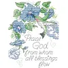 Flower Bird - 14CT Stamped Cross Stitch Kit(22x17cm)
