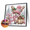 (US Local)4pack Xmas Animal-Special Shaped Diamond Painting Kit(30x30cm)