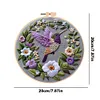 Flower Hummingbird-Embroidery Kit