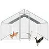 [US Local Warehouse] 9.84x13.12x6.56FT Large Chicken Coop Spire Shaped Walk-in Poultry Cage for Yard