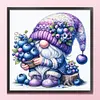 Blueberry Gnome - 11CT Stamped Cross Stitch - 45*45cm