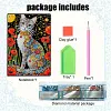 Cat 5D DIY Diamond Art Painting Notebook Kit 50 Pages A5 Rhinestone Art Painting Notebook Kit for Adults Beginners Holiday Birthday Gift