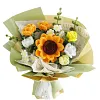  DIY Handmade Twist Stick Craft Sunflower Bouquet Chenille Stems Craft Pipe Cleaners Gift Decor Set