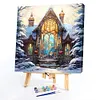 Christmas Winter-Paint by Numbers Acrylic Painting 40*40CM