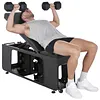 [US Local Warehouse] 4-in-1 Adjustable Weight Bench for Home Gym Foldable Workout Exercise Strength Training Bench with 660LBS Weight Capacity for Full Body Fitness Dumbbell Exercise