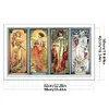 (US Local)Goddess -11CT Counted Cross Stitch Kit(90x50cm)