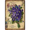 Flower - Vintage Metal Signs - 20*30cm/30*40cm - Garden