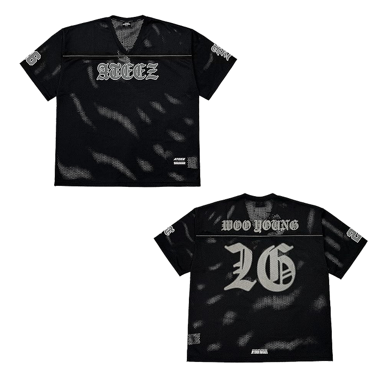 ATEEZ サン ユニフォーム　 アメリカ 2025 ATEEZ In Your Fantasy World Tour North America Football Uniform