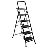 [US Local Warehouse] 5 Step Ladder w/ Wide Anti-Slip Pedal Support 330lbs Folding Step Stool for Home