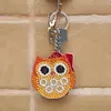 5pcs DIY Bird Full Drill Special Shaped Diamond Painting Keychains Pendant