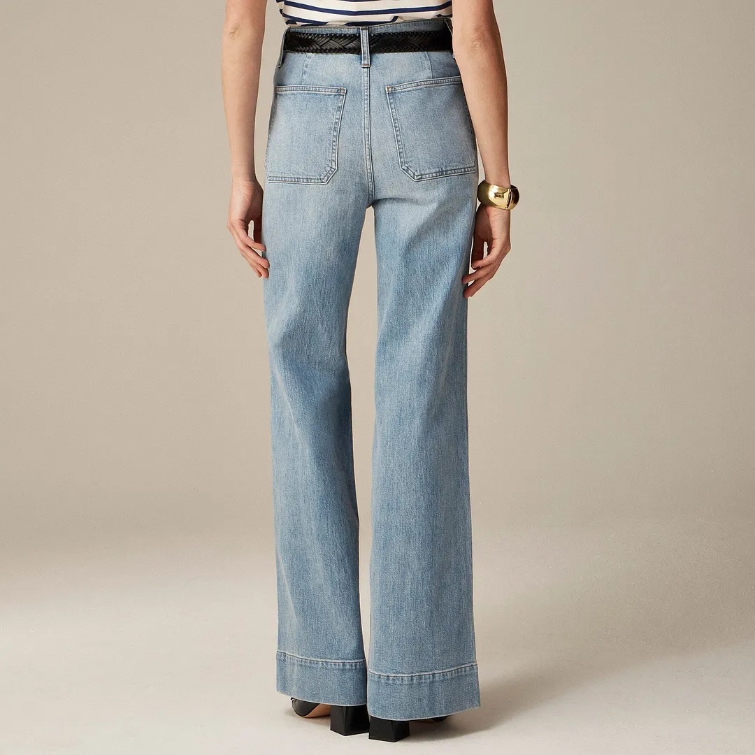 Tummy Control Sailor Wide Leg Trouser(Buy 2 Free Shipping)