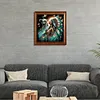 (US Local)Paint By Numbers Kit On Canvas DIY Oil Art Girl Picture Home Wall Decor40x40cm