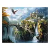 (US Local)Scenery-11CT Stamped Cross Stitch Kit(65x50cm)