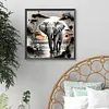 Diamond Painting-DIY Full Round Drill Elephant(40*40 CM)
