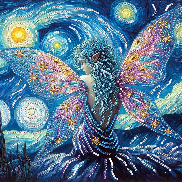 Angel Fairy 30*30cm (Canvas) Special Shaped Drill Diamond Painting gbfke
