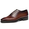 Luxury Handmade Mens Dress Shoes Genuine Leather Wedding Shoes