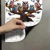 DIY Diamond Painting Magnetic Dry Erase Calendar for Fridge Planning Board Weekly Monthly Planner Memo Board Kits