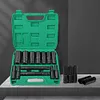 15pcs Electric Wrench Sleeve Head with Portable Storage Case 8-32mm Black Finish