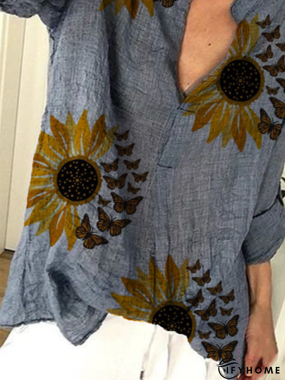 Floral Long Sleeve Top | IFYHOME