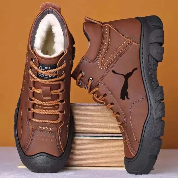 PUMA novi topli in nedrseči čevlji za prosti čas iz teletine