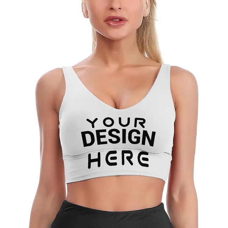 Personalized Design Women's Sports Bra Full Print