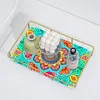 Acrylic Special Shaped Mandala Pattern 5D Diamond Painting Tray Art Craft Decor