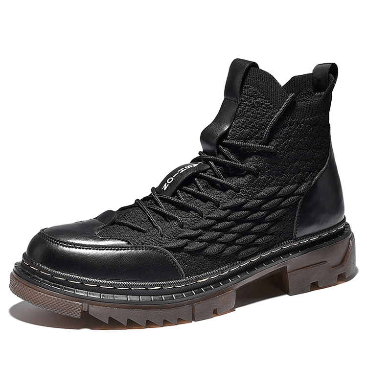 Kanyap-Men's knitted fabric casual shoes
