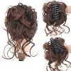 Griffe clip en d&eacute;sordre chignon extensions de cheveux