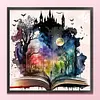Magic Book - 11CT Stamped Cross Stitch - 50*50cm