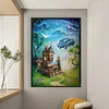 (Big Size)Fairy House - 11CT Stamped Cross Stitch - 50*70cm