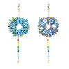 2Pcs Diamond Painted Garland Crystal Aurora Light Hanging Pendant 