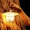 LED Camping Lamp Dimmable Retro Camping Lighting with Hook for Outdoor Equipment