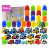 12/20 Pack Colorful Easter Egg Fillers Presents for Girls Boys Kids Toddlers