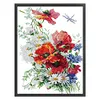 Daisy And Poppy- 14CT Stamped Cross Stitch 35*47cm/13.78*18.5in