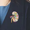 4Pcs Acrylic Special Shaped Flowers Organ 5D DIY Diamond Art Brooch Jewelry Kit