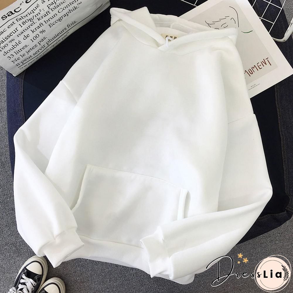 Harajuku Letter Print Hoodies Sweatshirt Spring Autumn Vintage Clothes for Women Korean Style Loose Streetwear Female Pullover