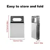 Stainless Steel Compact Camping Table Folding Camp Table for Cooking Hiking