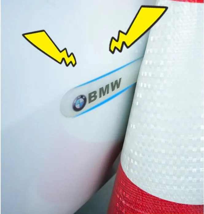 Car front and rear bumper anti-collision strips