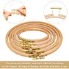 (US Local)2Pcs Round Embroidery Hoops DIY Sewing Tool for DIY Sewing Craft (20cm)