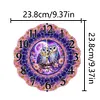 (US Local)Special Shape Animals 5D Diamond Painting Clock Art Craft Diamond Painting Clock Kits