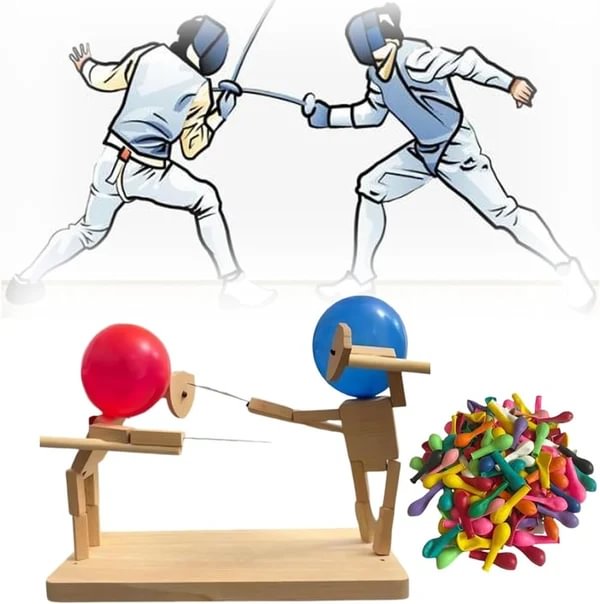 🎉Last Day Promotion 49% OFF🎁 Handmade Wooden Fencing Puppet