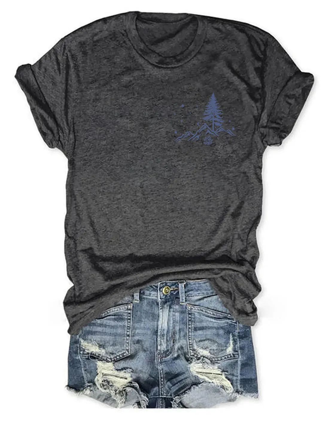 No City Lights Just Campfire Nights T-shirt